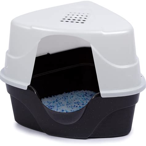 stainless steel litter box with hood|cheapest hooded cat litter trays.